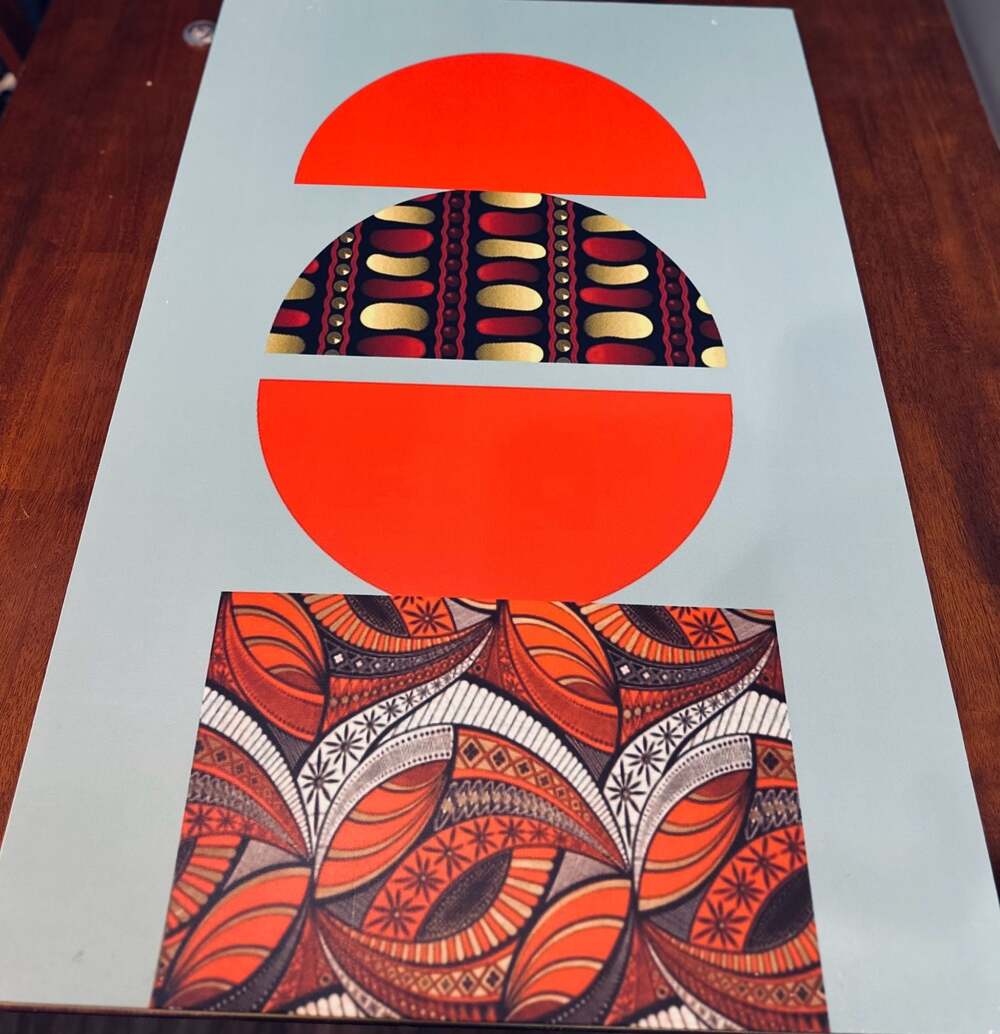 CanvasChamp African Geometric Abstract Pattern Canvas Wall Art 24x36